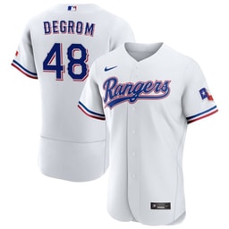 Jacob deGro 48 Baseball team 2023 Home Elite Jersey - White