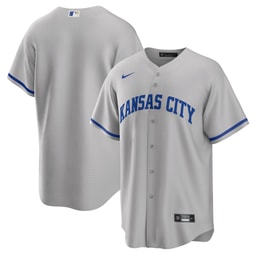 Men's Baseball team Gray Road Team Jersey